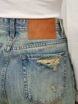 Джинсы прямые y2k широкие — фото 4